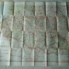 Mapas contemporáneos: GRANDE CARTE ROUTIERE DES PYRENEES-DE LA VALL DE ARAN A IRUN-72 X 100 Y 45X45-FRANCIA-1920 ? RARO. Lote 30318610