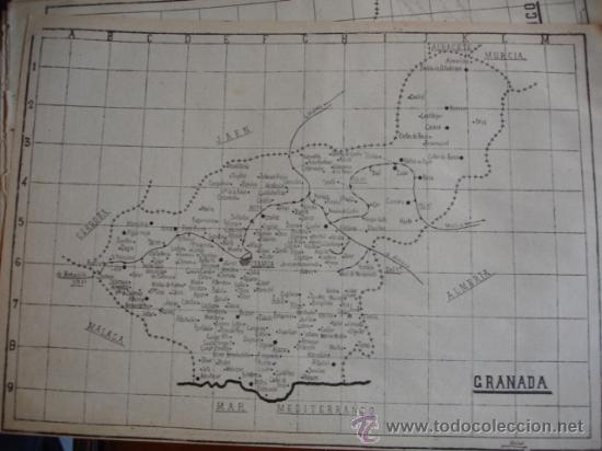 Mapas contempor&aacute;neos: GRANADA .MAPA POSTAL 1924.DIBUJO MOLINELLI.28X20 - Foto 1