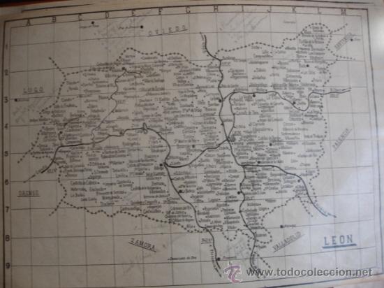 Mapas contempor&aacute;neos: LEON.MAPA POSTAL 1924.DIBUJO MOLINELLI.28X20 - Foto 1