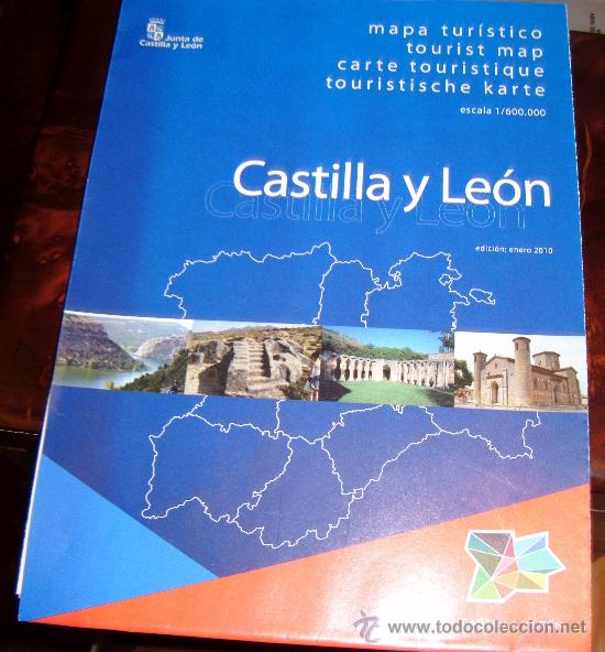 Mapas contempor&aacute;neos: mapa turistico Castilla  Leon  Enero 2010 - Foto 1