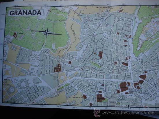 Mapas contempor&aacute;neos: GRANADA 1964. 14.5X27.5 - Foto 1