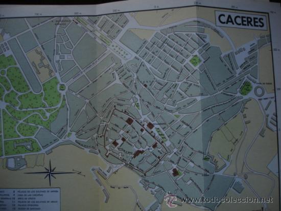 Mapas contempor&aacute;neos: CACERES 1964. 14.5X22 - Foto 1