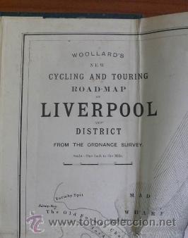 Mapas contempor&aacute;neos: ANTIGUO MAPA DE LIVERPOOL.WOLLARD. - Foto 7