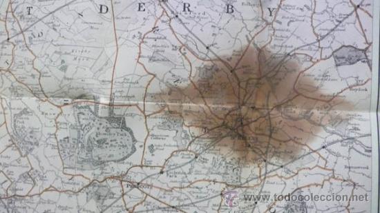 Mapas contempor&aacute;neos: ANTIGUO MAPA DE LIVERPOOL.WOLLARD. - Foto 4