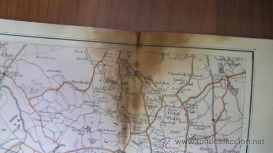 Mapas contempor&aacute;neos: ANTIGUO MAPA DE LIVERPOOL.WOLLARD. - Foto 6