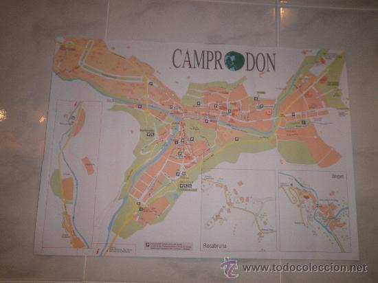 Mapas contempor&aacute;neos: MAPA DE CAMPROD&Oacute;N (GIRONA) &middot; 29,5 X 42 CM.