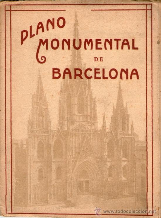 Mappe contemporanee: Plano monumental de Barcelona, a&ntilde;os 30
