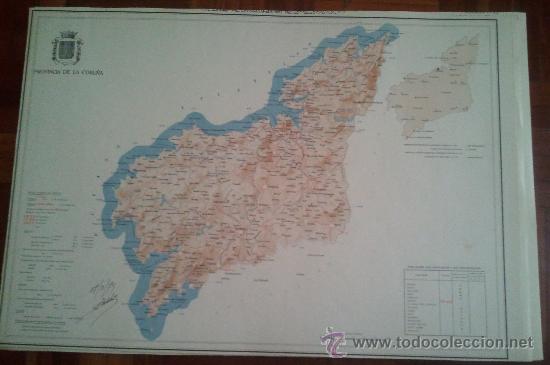 Mapas contempor&aacute;neos: LA CORU&Ntilde;A - MAPA COMERCIAL DE ESPA&Ntilde;A - A&Ntilde;O 1979 - Foto 1