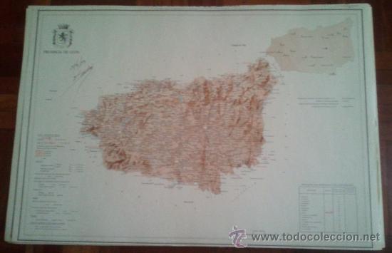 Mapas contempor&aacute;neos: LEON - MAPA COMERCIAL DE ESPA&Ntilde;A - A&Ntilde;O 1979 - Foto 1