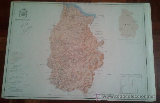 Mapas contempor&aacute;neos: LUGO - MAPA COMERCIAL DE ESPA&Ntilde;A - A&Ntilde;O 1979 - Foto 1
