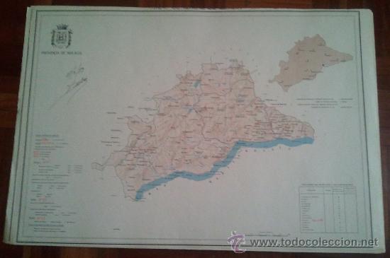 Mapas contempor&aacute;neos: MALAGA - MAPA COMERCIAL DE ESPA&Ntilde;A - A&Ntilde;O 1979 - Foto 1