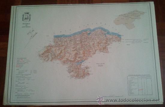Mapas contempor&aacute;neos: SANTANDER - MAPA COMERCIAL DE ESPA&Ntilde;A - A&Ntilde;O 1979 - Foto 1