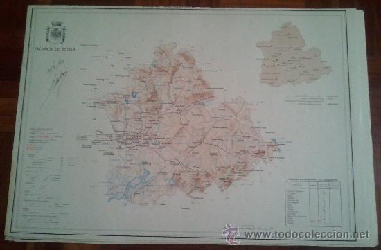 Mapas contempor&aacute;neos: SEVILLA - MAPA COMERCIAL DE ESPA&Ntilde;A - A&Ntilde;O 1979 - Foto 1