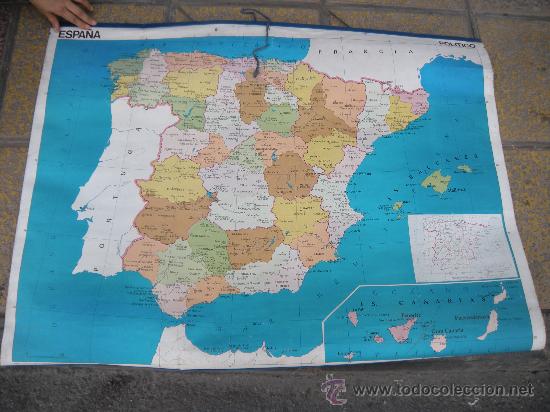 Mapa escritorio España físico/político :: Edigol :: Juguetes :: Dideco