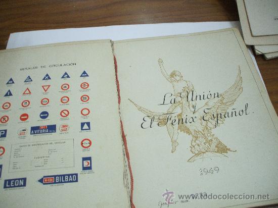 Mapas contempor&acirc;neos: Libro mapa de 1949 editado por la Union y el Fenix Espa&ntilde;ol ,ver fotos adicionales