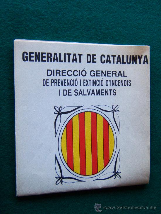 Mappe contemporanee: DIRECCIO GENERAL DE PREVENCIO I EXTINCIO ... - MAPA 70 X 97 CM. - CATALUNYA - 1980 -1&ordf; EDICIO CAT