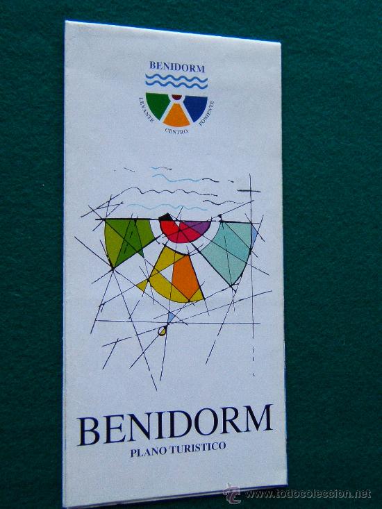 Mapas contempor&aacute;neos: BENIDORM - PLANO TURISTICO - 47 X 67 CM. - COSTA BLANCA - ALICANTE - 2002 ?