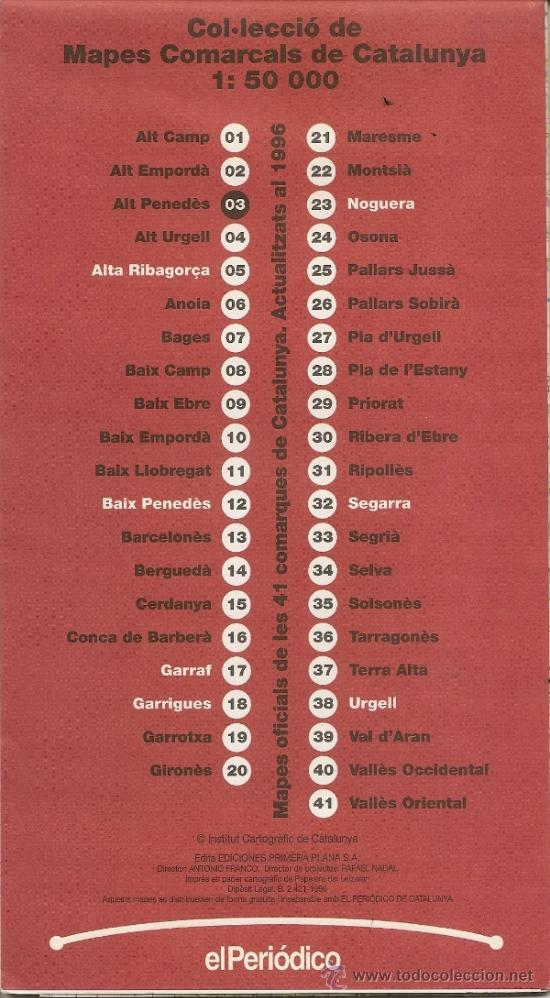 Mapas contempor&aacute;neos: MAPES COMARCALS DE CATALUNYA. 23 MAPAS - Foto 1