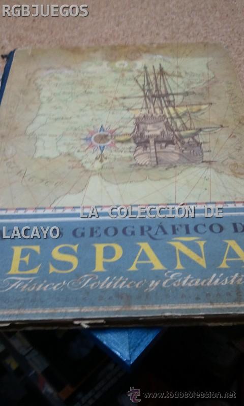 Mapas contempor&acirc;neos: ATLAS GEOGRAFICO DE ESPA&Ntilde;A - SEIX BARRAL 1957