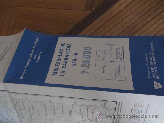 Mapas contempor&acirc;neos: MAPA MILITAR DE MOLEZUELAS DE LA CARBALLEDA - CARTOGRAFIA MILITAR DE ESPA&Ntilde;A Y MOPU