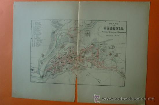 Mapas contempor&aacute;neos: MAPA Y NOMENCLATOR DE LAS VIAS Y EDIFICIOS PUBLICOS DE SEGOVIA - A. MARTIN EDITOR 1920 - Foto 1