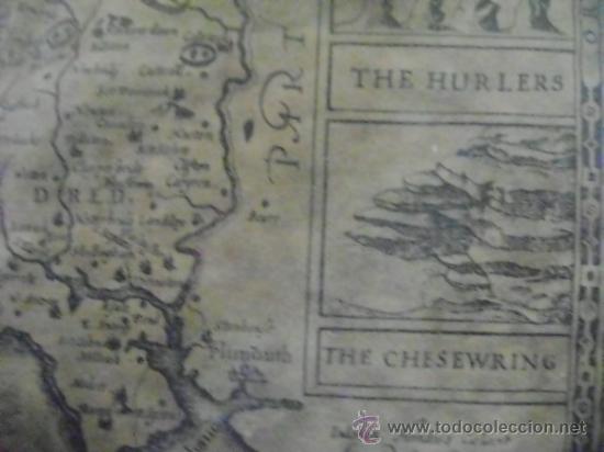 Mapas contempor&aacute;neos: Mapa Cornwall Cornualles 1650 - Foto 3