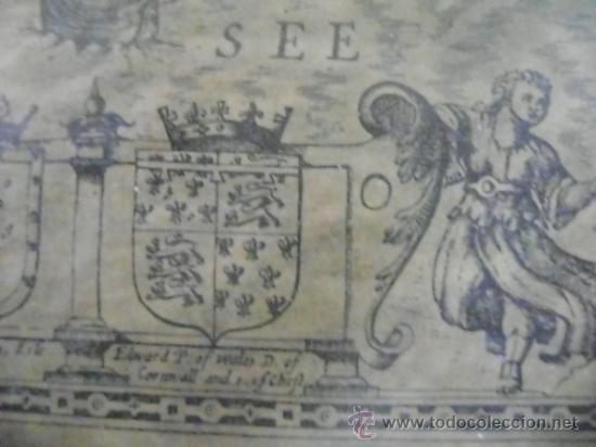 Mapas contempor&aacute;neos: Mapa Cornwall Cornualles 1650 - Foto 4