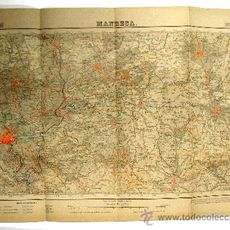 1950 mapa de manresa - gran tamaño - servicio g - Compra venta en ...