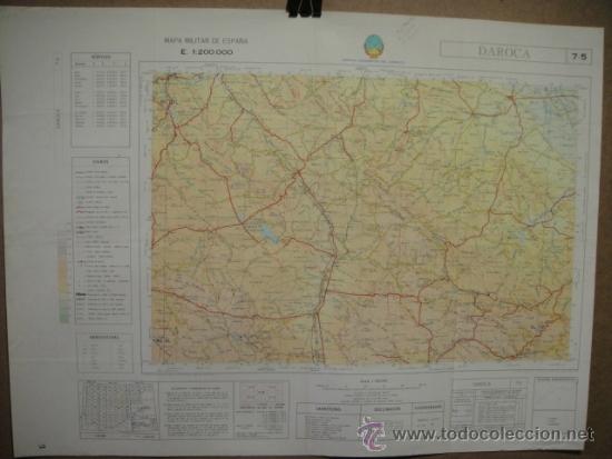Mapas contempor&aacute;neos: mapa militar de daroca - Foto 1