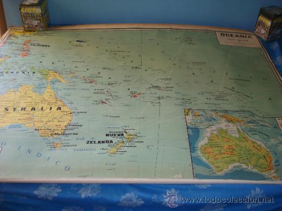 Mapas contempor&aacute;neos: mapa politico de oceania 1971 - Foto 1