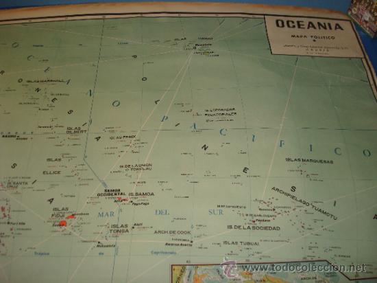 Mapas contempor&aacute;neos: mapa politico de oceania 1971 - Foto 6