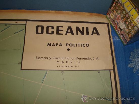 Mapas contempor&aacute;neos: mapa politico de oceania 1971 - Foto 4
