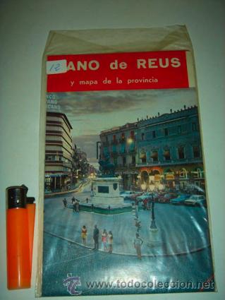 Mappe contemporanee: Plano de Reus y mapa de la provincia.