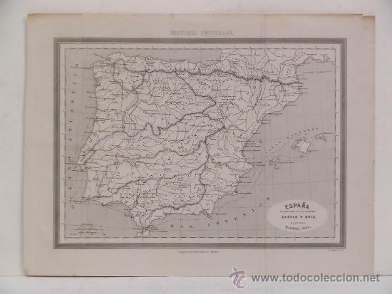 Mapas contempor&aacute;neos: ESPA&Ntilde;A en la INVASI&Oacute;N de los BARBAROS - Foto 1