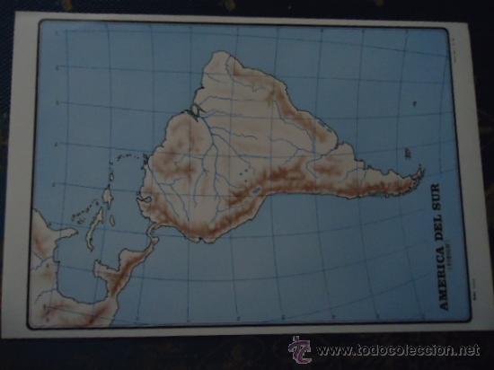 Contemporary maps: mapa fisico america del sur tama&ntilde;o folio aproximado , selvi 1981