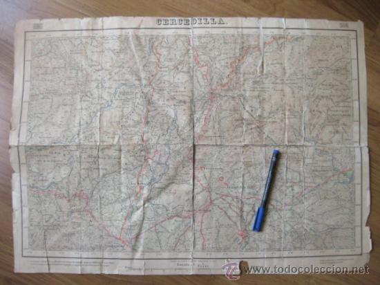 Mapas contempor&aacute;neos: MAPA DE LA ZONA DE CERCEDILLA - Foto 1