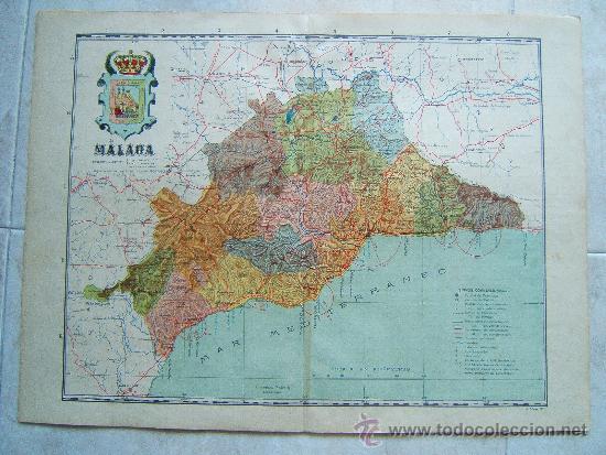 Zeitgen&ouml;ssische Karten: MALAGA - BENITO CHIAS - EDITORIAL MARTIN - BARCELONA - MAPA 37X51 CM - 1902 ? -1&ordf; EDICION.