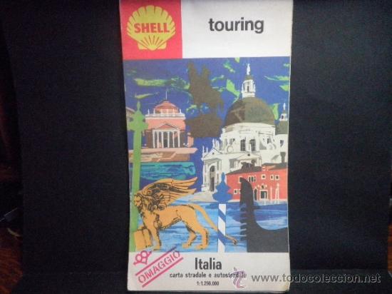 Mapas contempor&aacute;neos: MAPA ITALIA TOURING SHELL - Foto 1