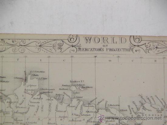 Mapas contempor&aacute;neos: WORLD ON MERCATOR&rsquo;S PROJECTION - Foto 2