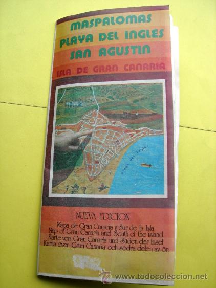 karta över san agustin gran canaria maspalomas. playa del inglés. san agustín. gran   Comprar Mapas 