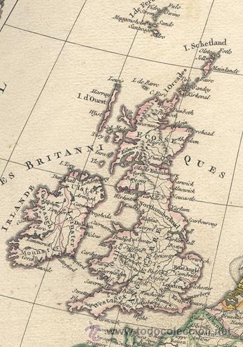 Mapas contempor&aacute;neos: MAPA DE EUROPA &ndash; A&Ntilde;O 1751 - Foto 4