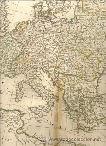 Mapas contempor&aacute;neos: MAPA DE EUROPA &ndash; A&Ntilde;O 1751 - Foto 8