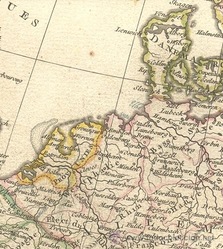 Mapas contempor&aacute;neos: MAPA DE EUROPA &ndash; A&Ntilde;O 1751 - Foto 15