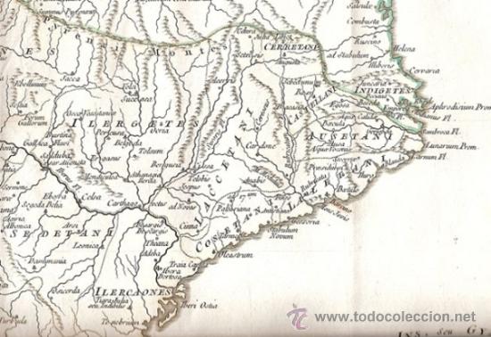 Mapas contempor&aacute;neos: MAPA DE ESPA&Ntilde;A &ndash; A&Ntilde;O 1750 - Foto 3