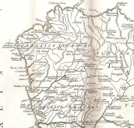 Mapas contempor&aacute;neos: MAPA DE ESPA&Ntilde;A &ndash; A&Ntilde;O 1750 - Foto 4