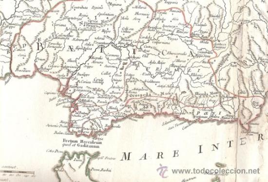 Mapas contempor&aacute;neos: MAPA DE ESPA&Ntilde;A &ndash; A&Ntilde;O 1750 - Foto 5