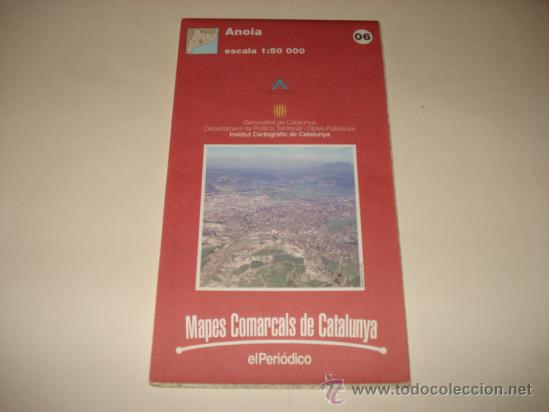 Mapas contempor&aacute;neos: MAPES COMARCALS DE CATALUNYA 06 ANOIA - Foto 1