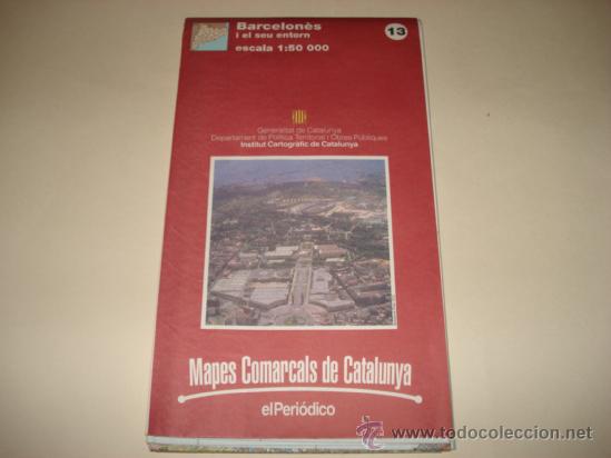 Mapas contempor&aacute;neos: MAPES COMARCALS DE CATALUNYA 13 BARCELONES - Foto 1