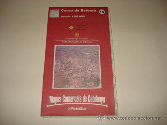 Mapas contempor&aacute;neos: MAPES COMARCALS DE CATALUNYA 16 CONCA DE BARBERA - Foto 1