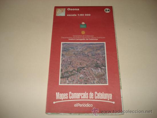 Mapas contempor&aacute;neos: MAPES COMARCALS DE CATALUNYA 24 OSONA - Foto 1